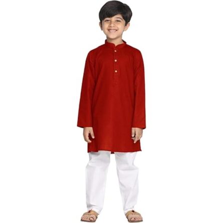 Junior boy panjaby-Red