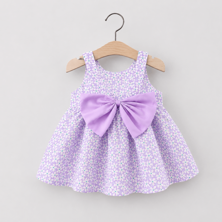 Floral Bow Baby Dress
