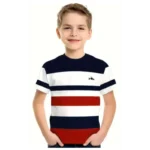 boys stripe printed tshrt