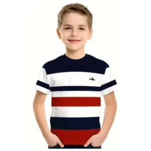 boys stripe printed tshrt