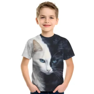 animal print boys t-shirt