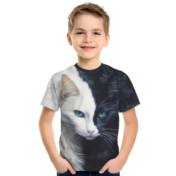 animal print boys t-shirt