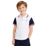 Boys polo shirt white