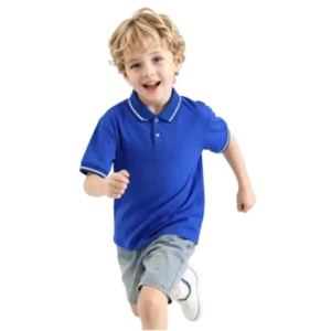 boys summer solid tshirt school uniform
