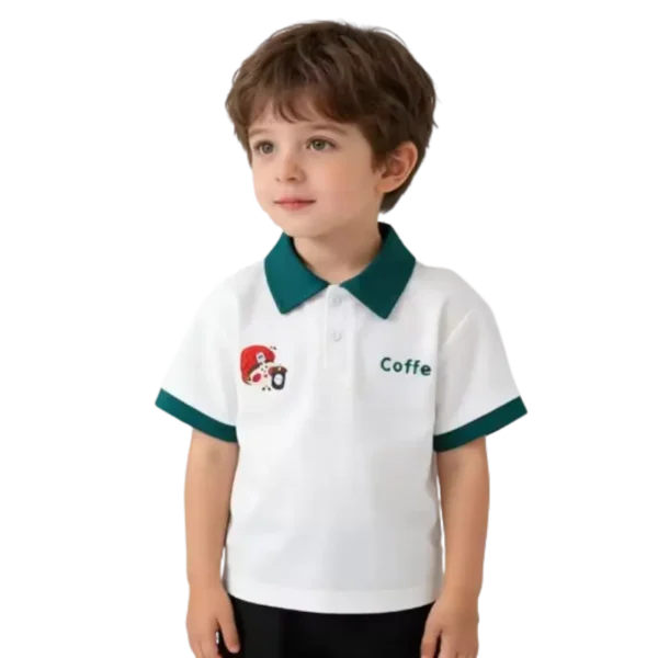 kids polo shirt adorable cartoon